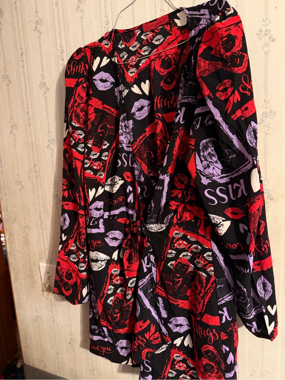 Signature open front cardigan with removable shoulder pads